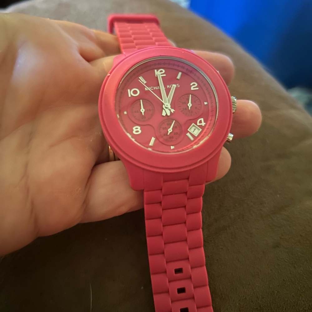 Michael Kors MK-5295 Vibrant Pink Chronograph Watch